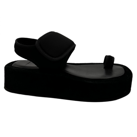 Wardrobe NYC £576 Black Platform Sandals 39