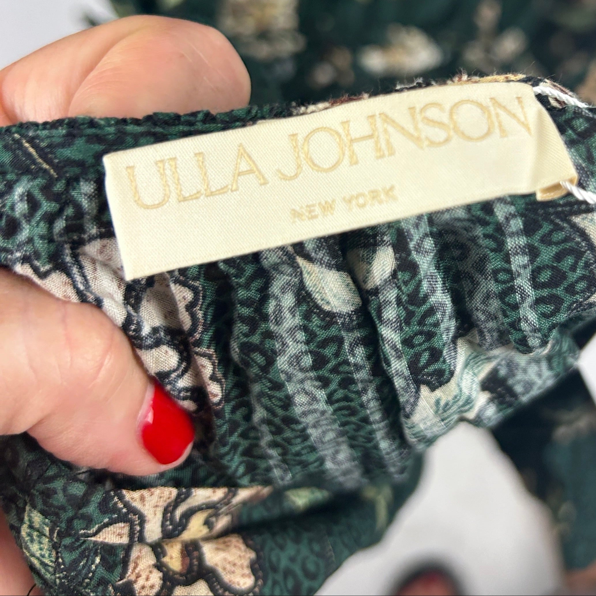 Ulla Johnson £510 Ivy Floral Cotton Mix Dress XS