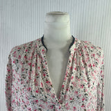 Zadig & Voltaire Floral Print Tink Crinkle Shirt S