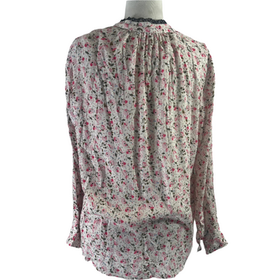 Zadig & Voltaire Floral Print Tink Crinkle Shirt S