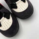 Isabel Marant £450 Black & Navy Buckee Wedge Trainers 38