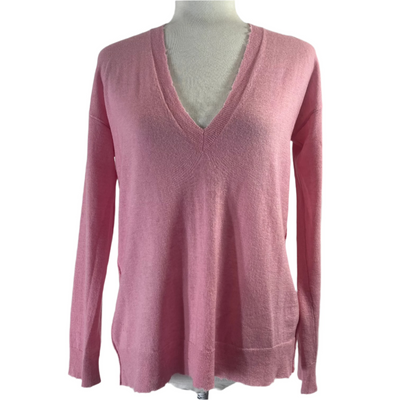 Zadig & Voltaire Sorbet Pink Cashmere Happy Sweater S