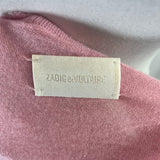 Zadig & Voltaire Sorbet Pink Cashmere Happy Sweater S