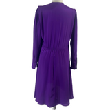 Isabel Marant Etoile Royal Purple Silk Midi Dress XXS/XS/S