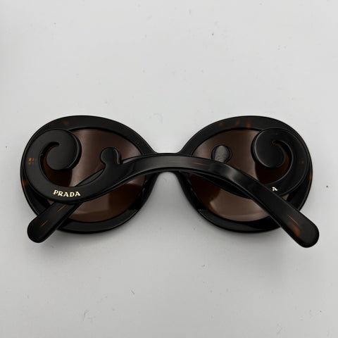 Prada Tortoiseshell 27N Baroque Sunglasses