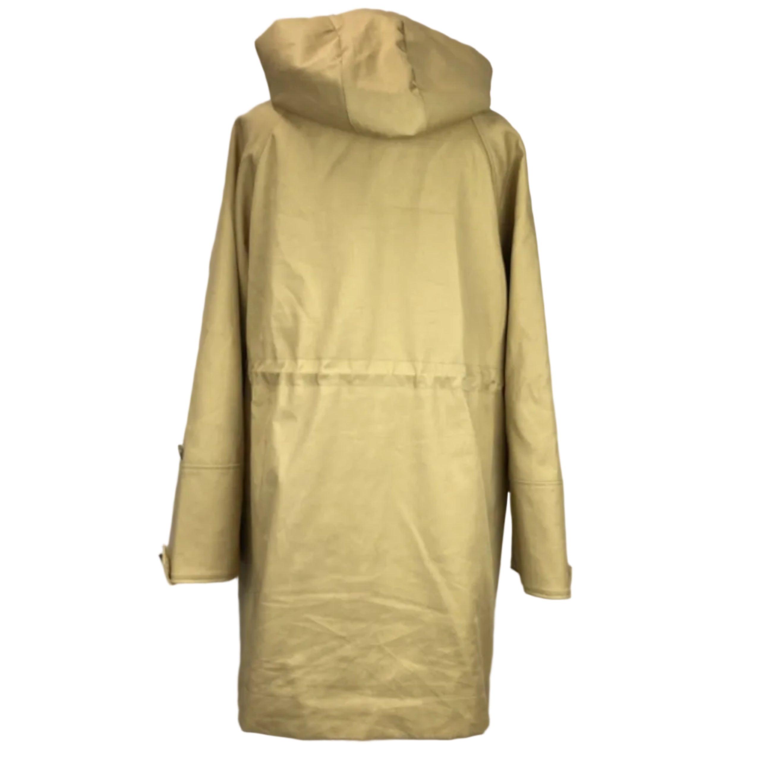 Sezane New £285 Sand Cotton Hooded Hugo Parka XS/S