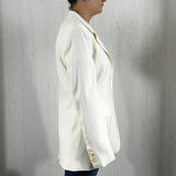Stella McCartney Ivory Wool Mix Classic Jacket L