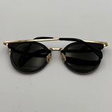 Celine Black & Gold Vintage-Style CL1373 Sunglasses