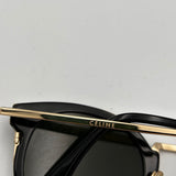 Celine Black & Gold Vintage-Style CL1373 Sunglasses