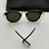 Celine Black & Gold Vintage-Style CL1373 Sunglasses