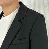 Joseph Brand New Black Imma Comfort Wool Jacket M