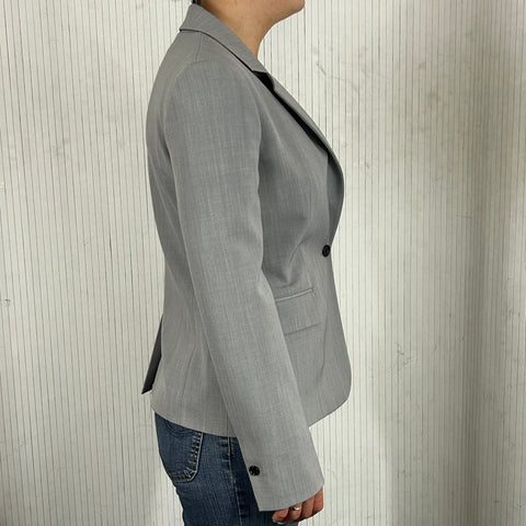 Joseph_Brand New Pale Grey Imma Comfort Wool Jacket_F38