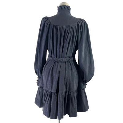 Anna Mason Dusty Blue Corduroy Dress S