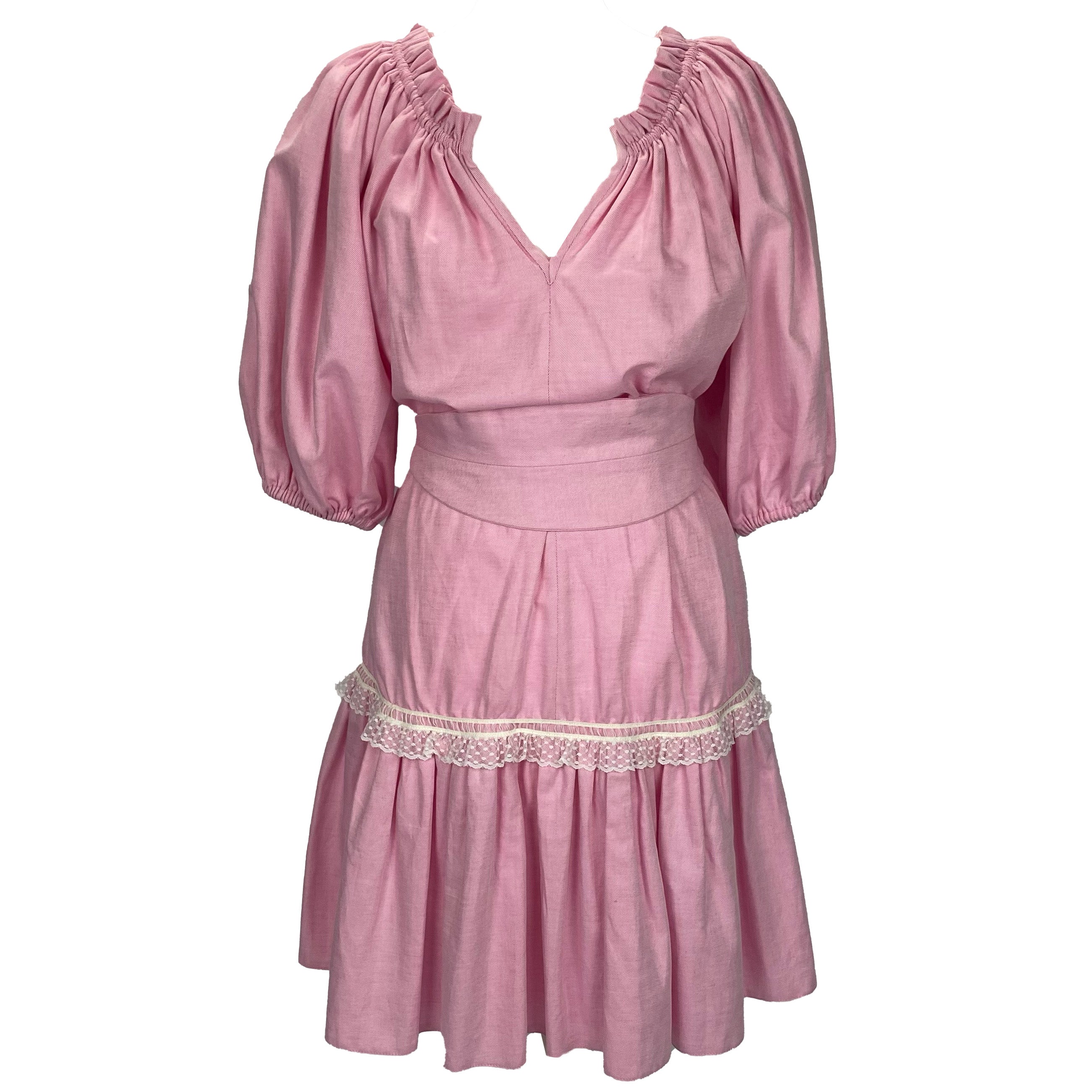 Anna Mason Sorbet Cotton Bardot Dress XS/S