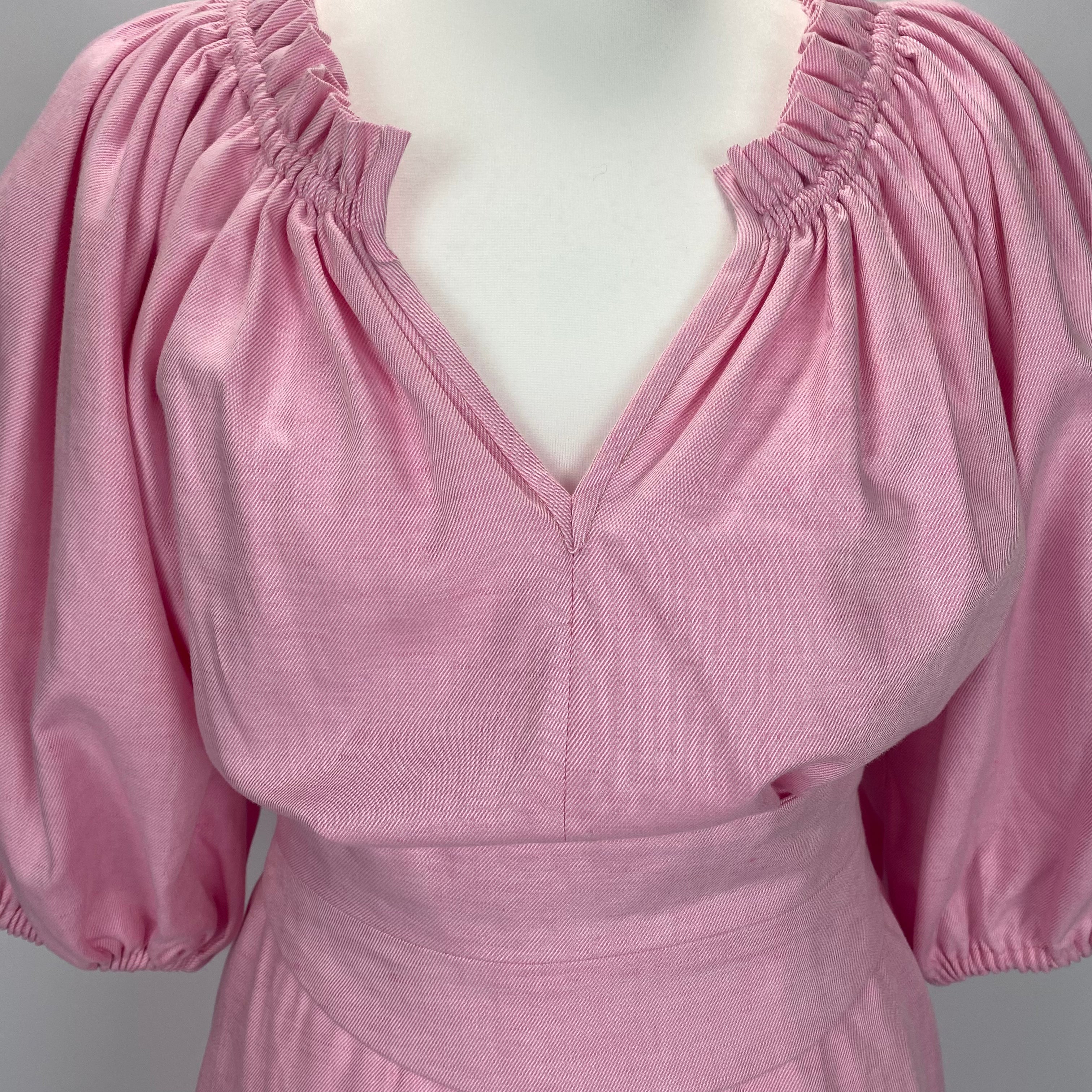 Anna Mason Sorbet Cotton Bardot Dress XS/S