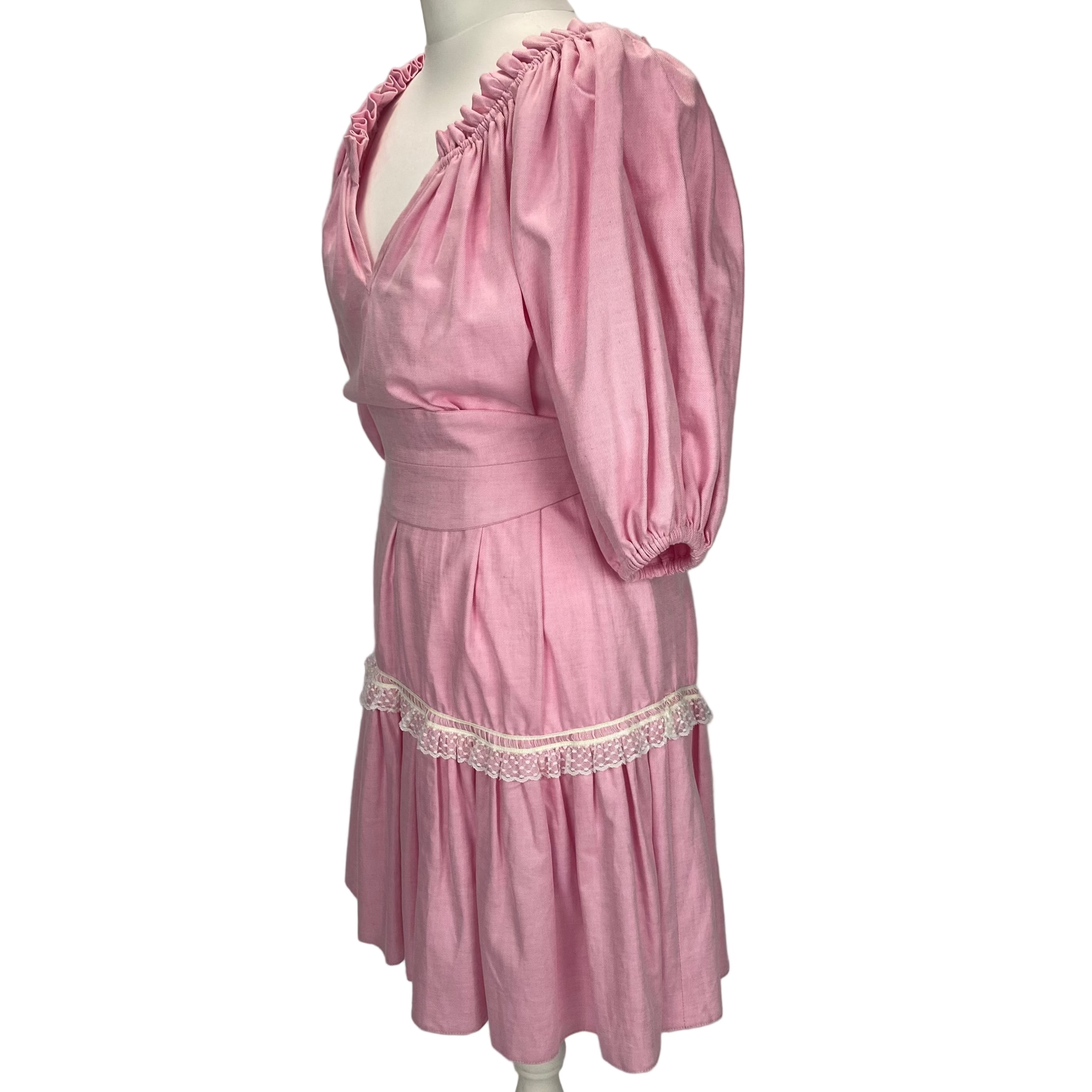 Anna Mason Sorbet Cotton Bardot Dress XS/S