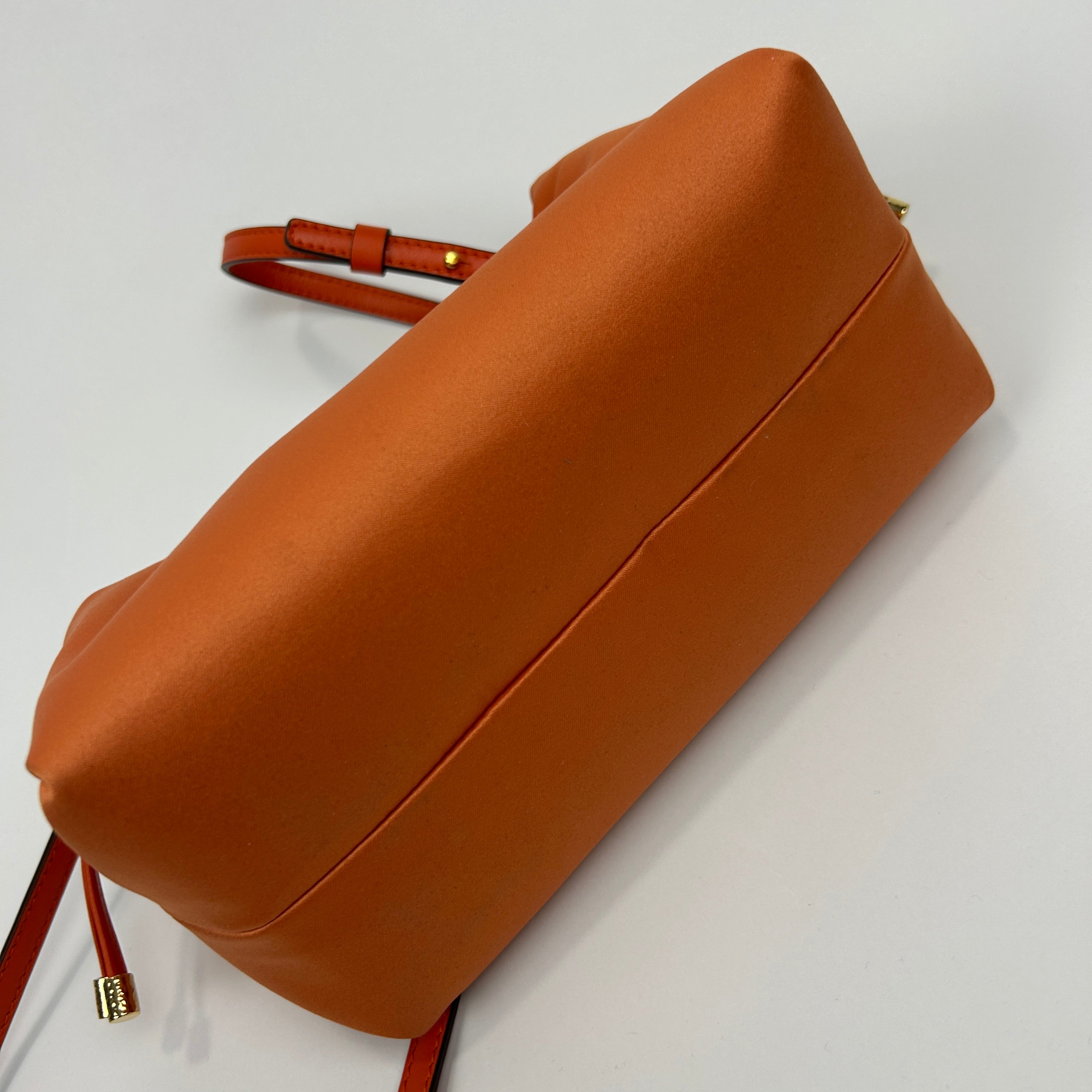 Ulla Johnson New £780 Orange Remy Mini Soft Crossbody Bag/Clutch