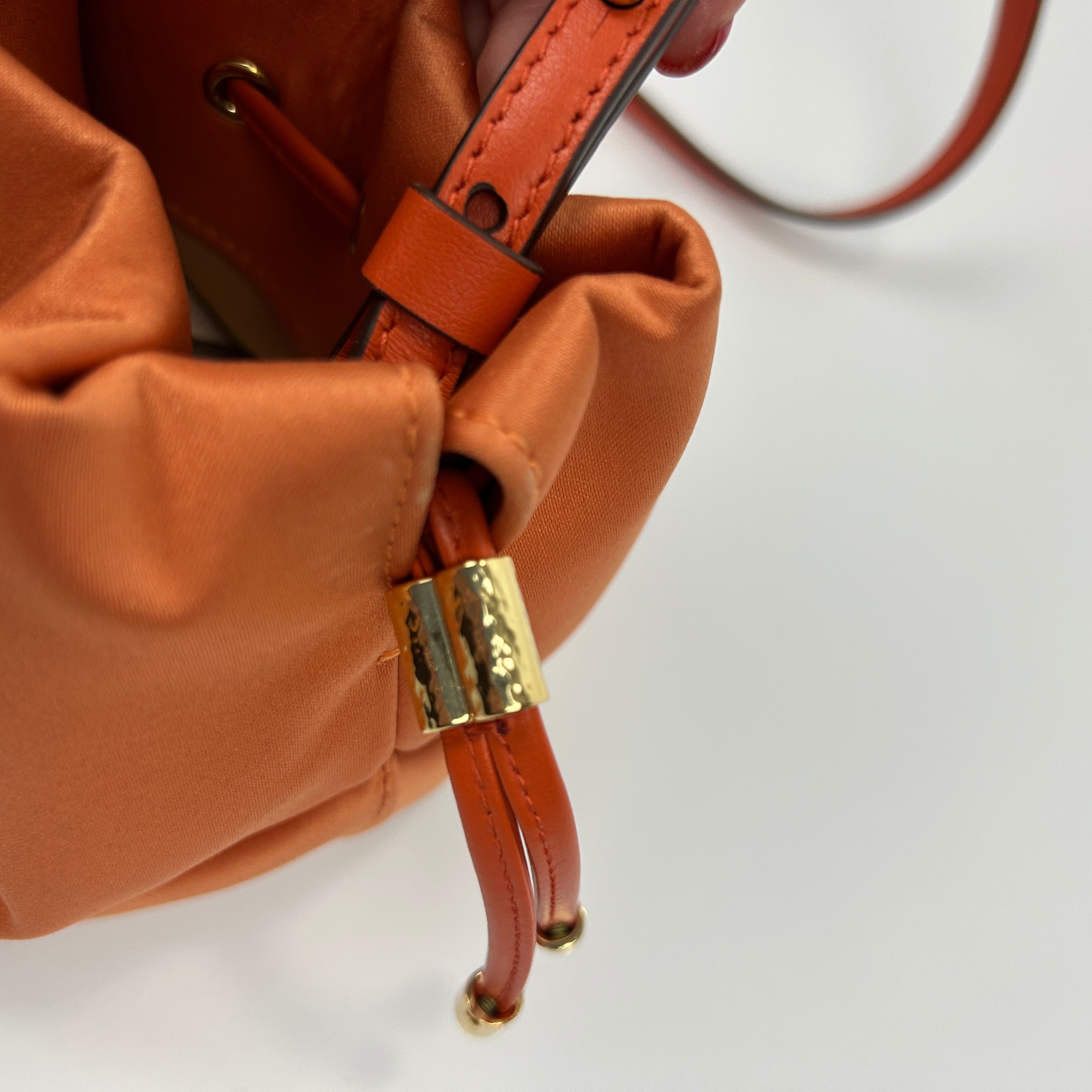 Ulla Johnson New £780 Orange Remy Mini Soft Crossbody Bag/Clutch