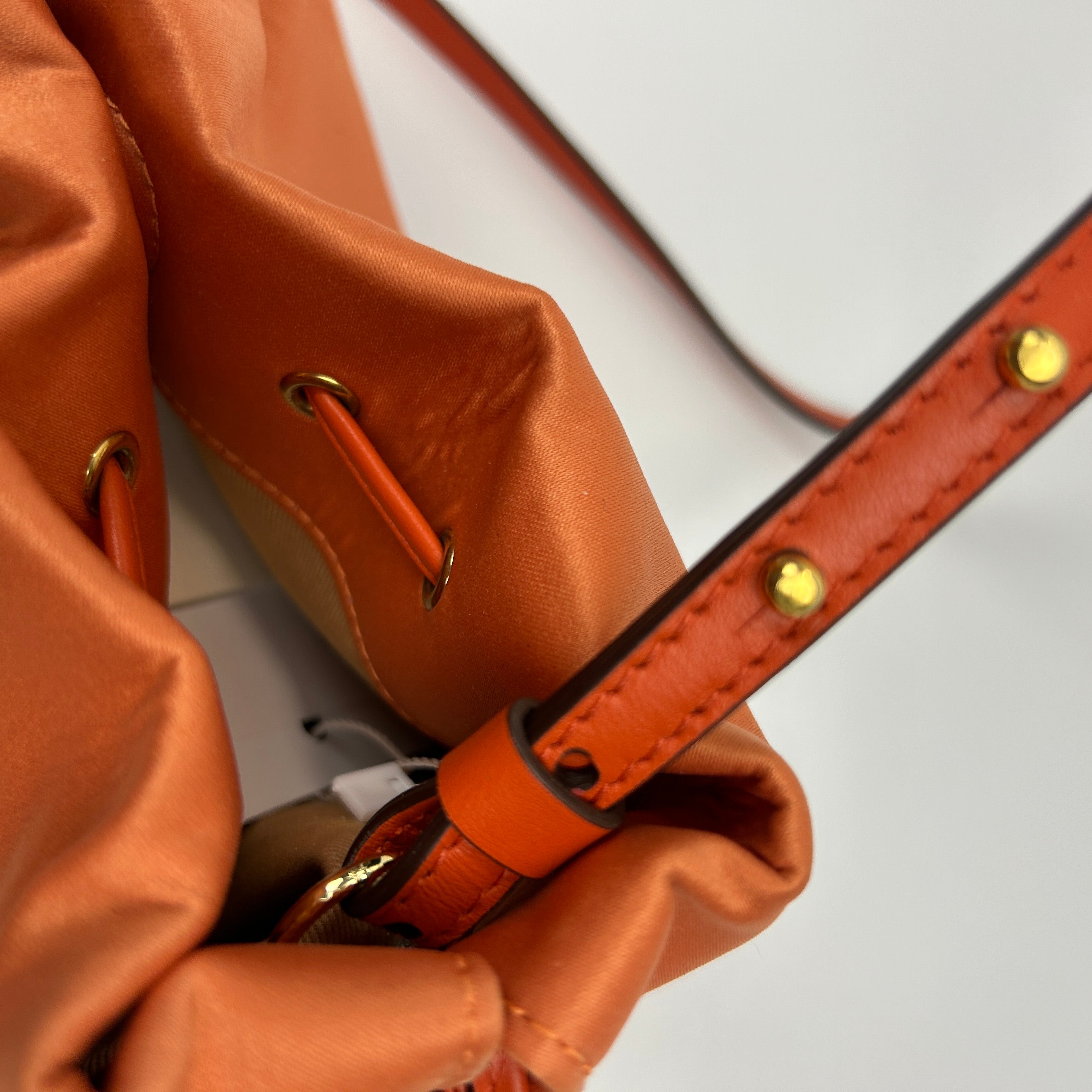 Ulla Johnson New £780 Orange Remy Mini Soft Crossbody Bag/Clutch