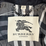 Burberry Brand New £1790 Black Classic Short Kensington Trench Coat XXS