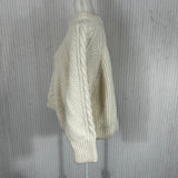 Cecilie Bahnsen £560 Cream Wool & Alpaca Gloria Cable Knit Sweater  XS/S/M