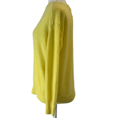 360 Cashmere Bright Yellow Superfine Knit XS/S