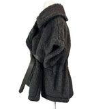 Max Mara £1300 Grey Teddy Gilet S/M