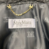 Max Mara £1300 Grey Teddy Gilet S/M