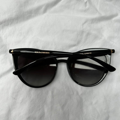 Dolce & Gabbana_Black Butterfly Sunglasses DG6113