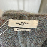 Isabel Marant Etoile Aqua Blue Mohair Chunky Rib Sweater O/S