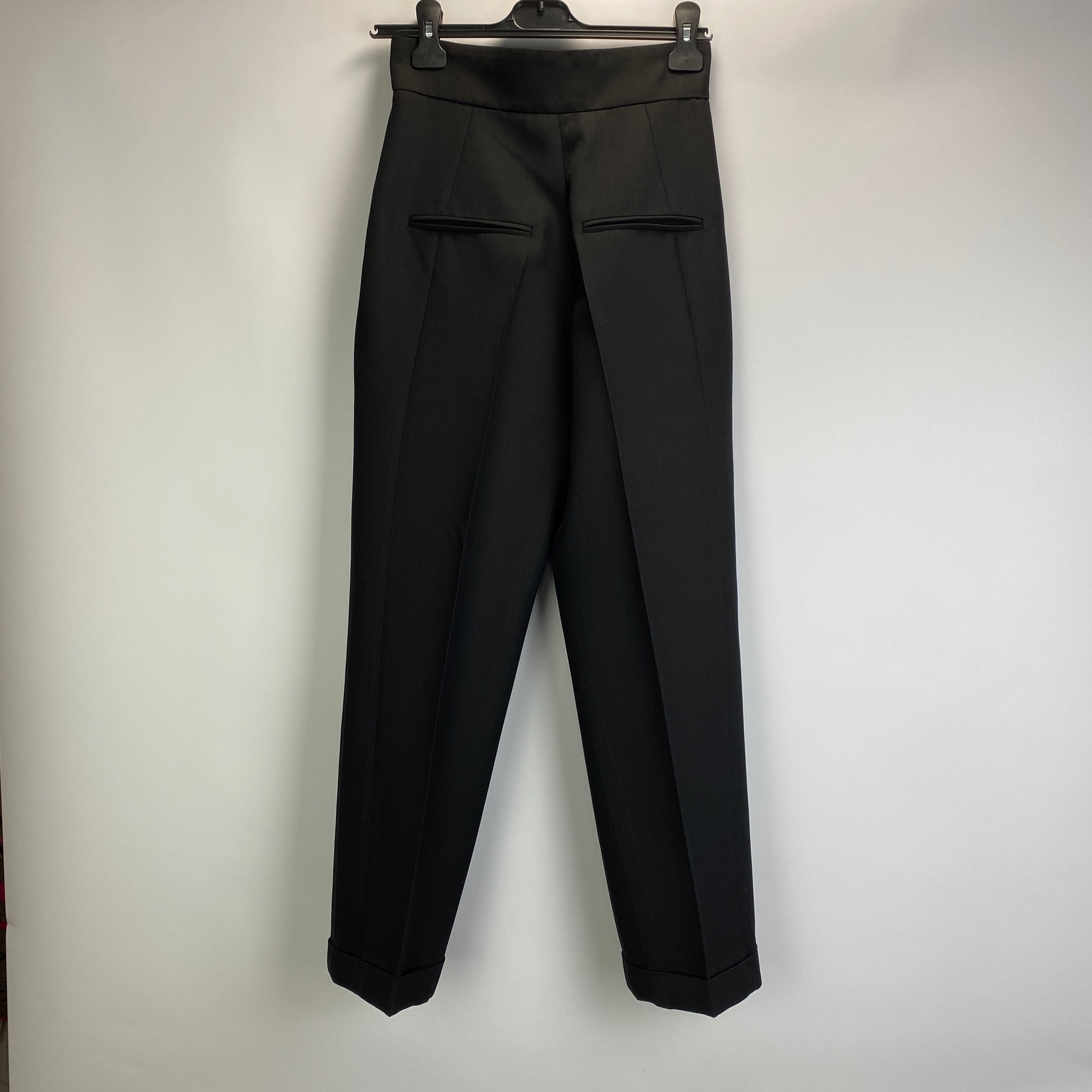Jacquemus Black Le Souk Crop Smart Pants XXS