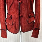 Yves Saint Laurent Vintage Burgundy Suede Jacket S