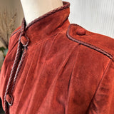 Yves Saint Laurent Vintage Burgundy Suede Jacket S