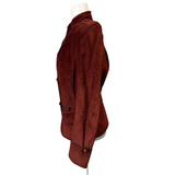 Yves Saint Laurent Vintage Burgundy Suede Jacket S