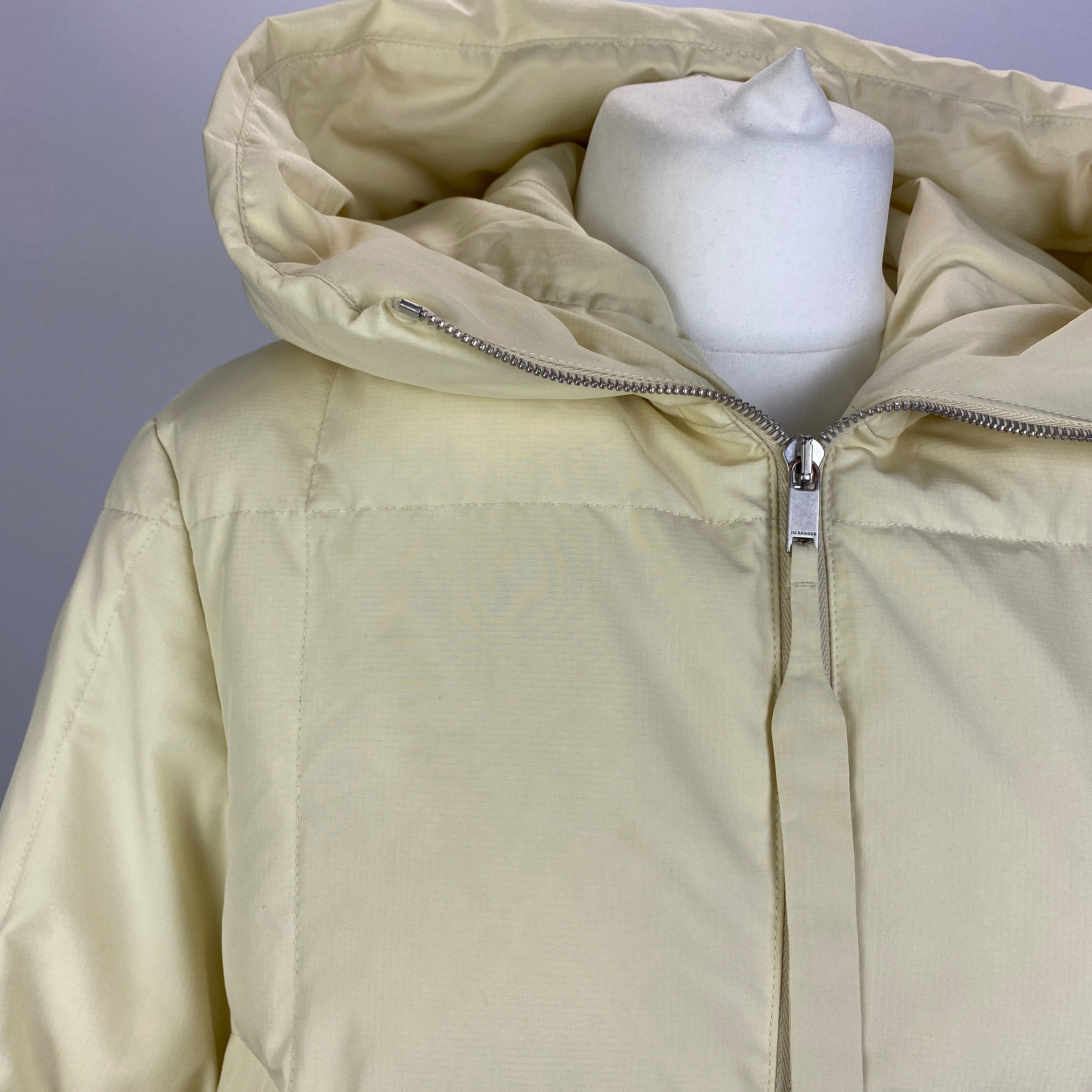 Jil Sander £1400 Vanilla Quilted Down Jacket XXS/XS/S/M