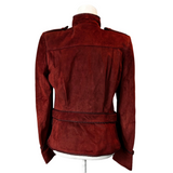 Yves Saint Laurent Vintage Burgundy Suede Jacket S