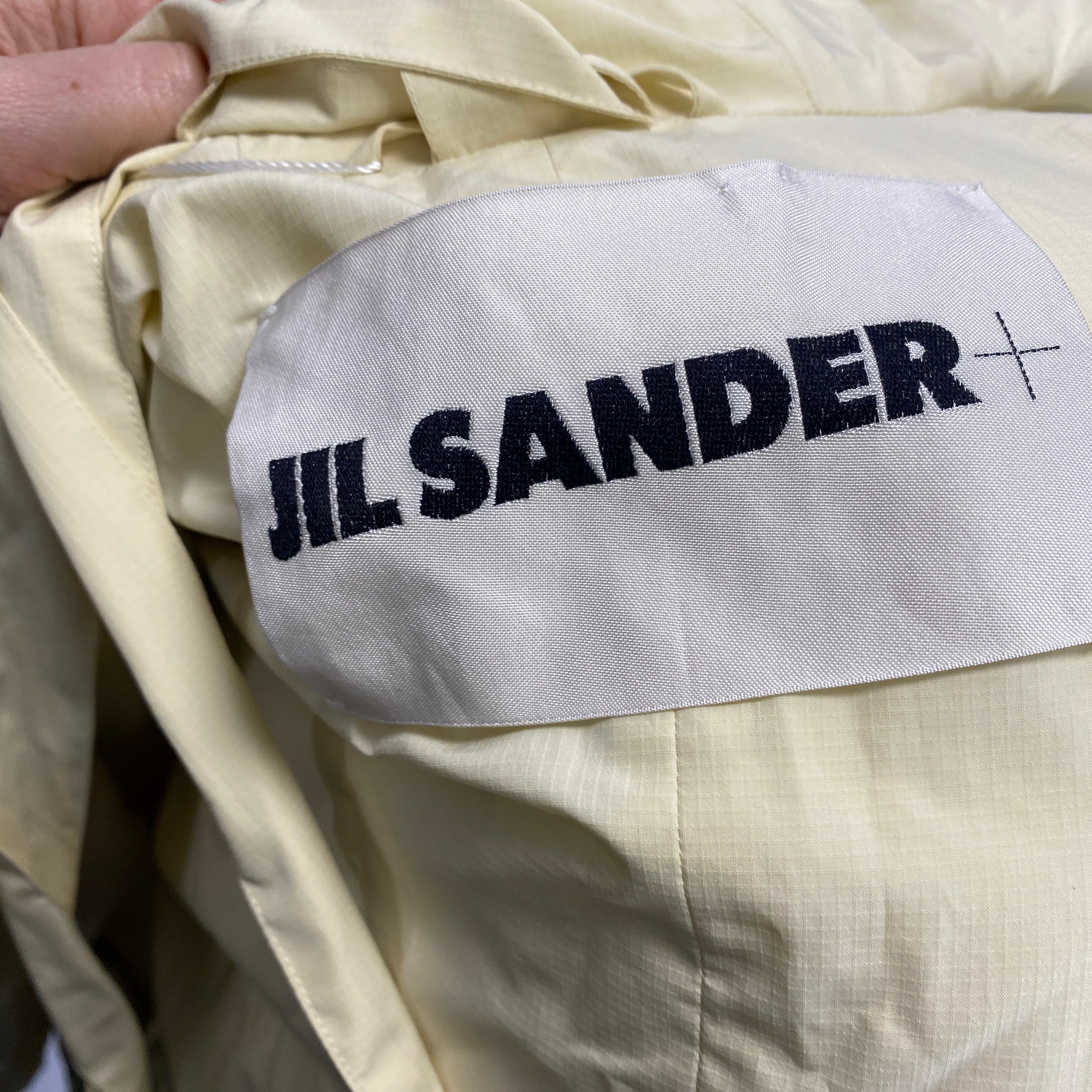 Jil Sander £1400 Vanilla Quilted Down Jacket XXS/XS/S/M