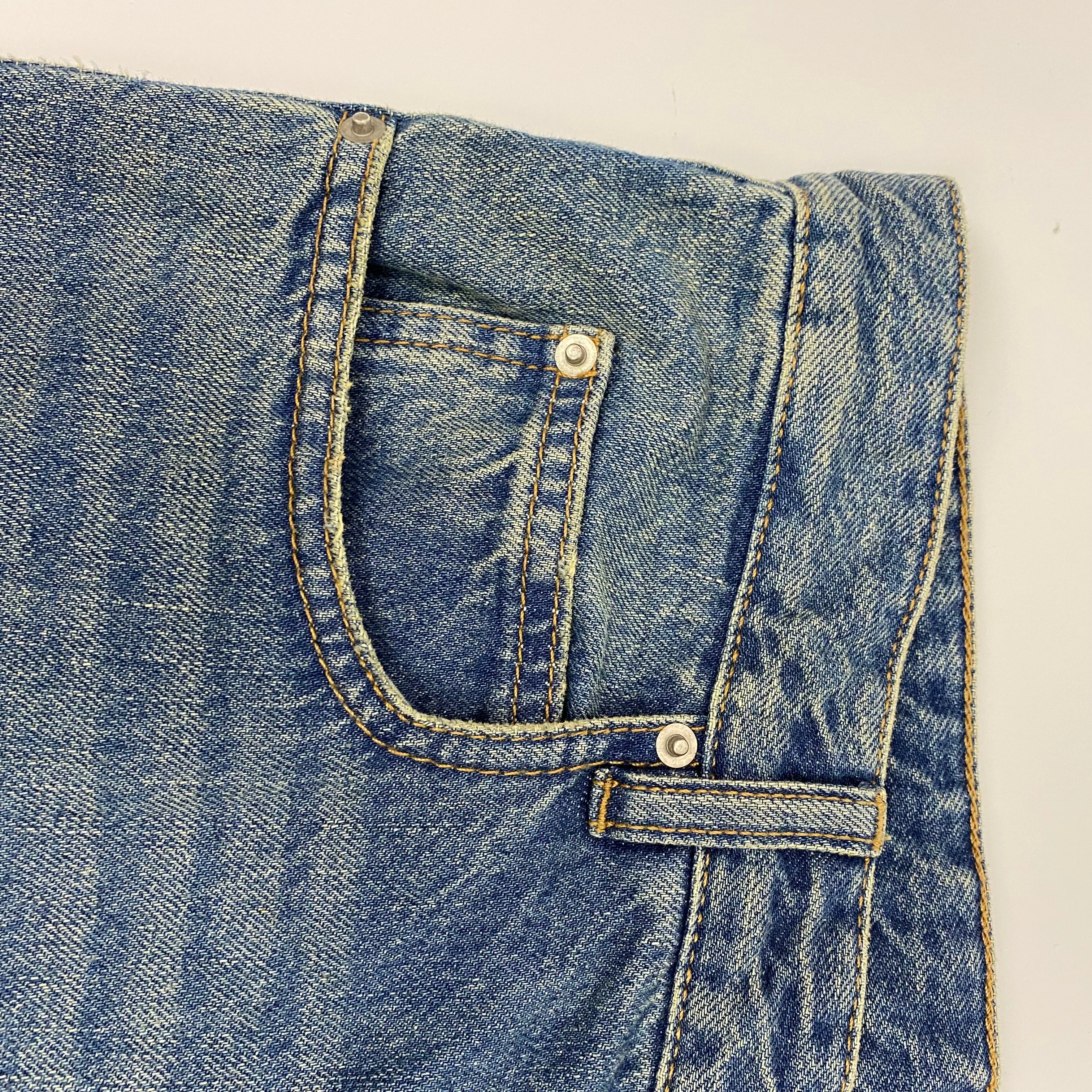 Isabel Marant Vintaged Denim Tapered Niaj Jeans XS