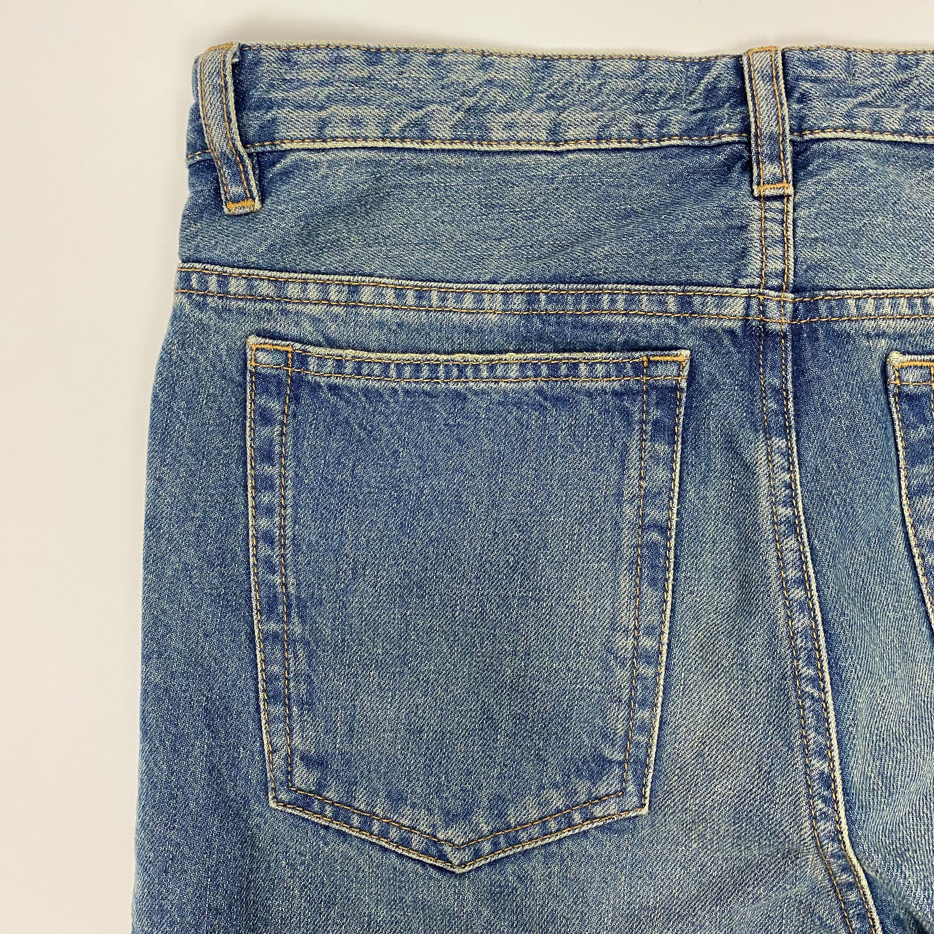 Isabel Marant Vintaged Denim Tapered Niaj Jeans XS