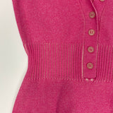 Jacquemus New £355 Pink Knit Le Body Yauco Bodysuit XS