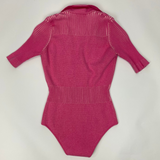 Jacquemus New £355 Pink Knit Le Body Yauco Bodysuit XS