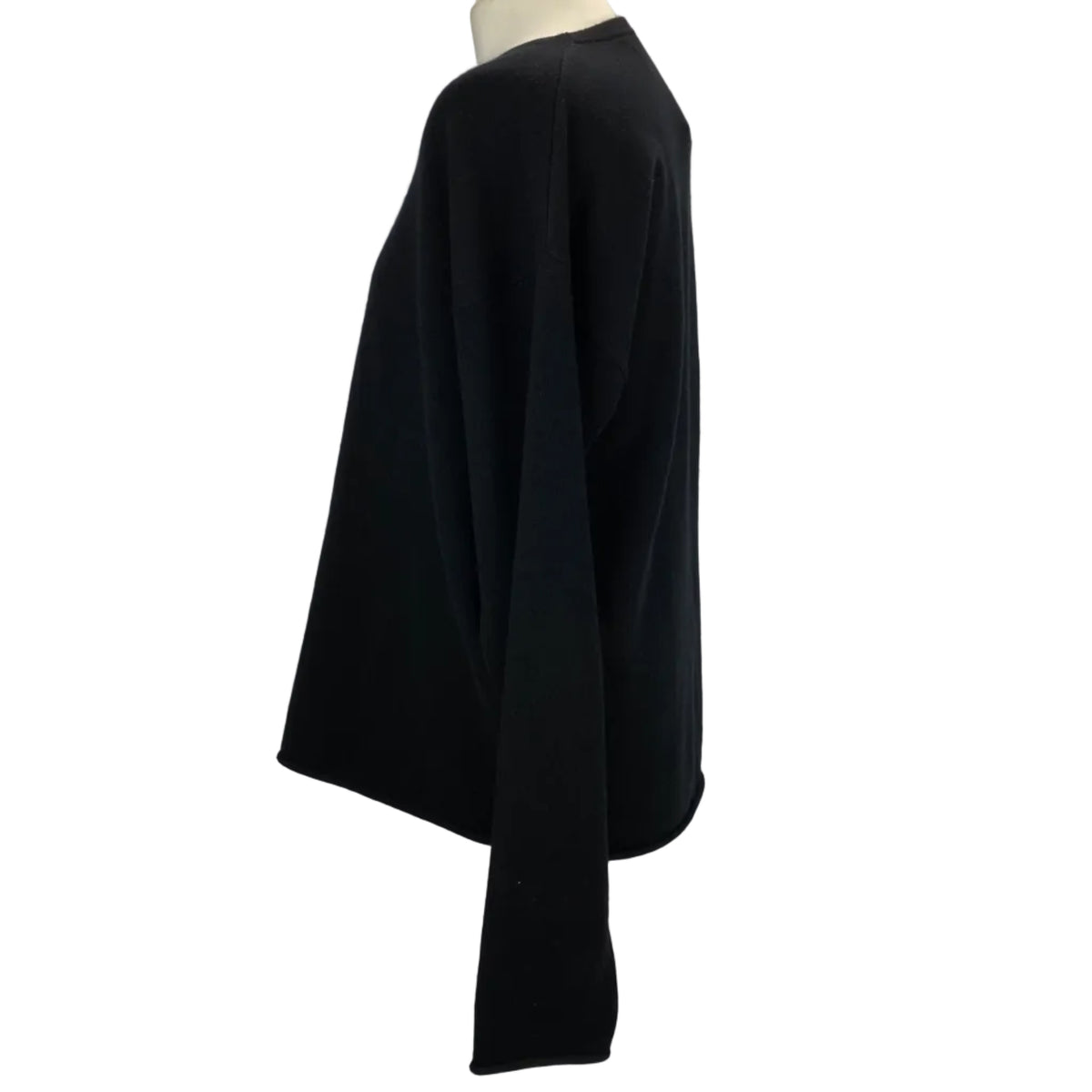 Extreme Cashmere New £453 Black Pisces No314 Sweater O/S