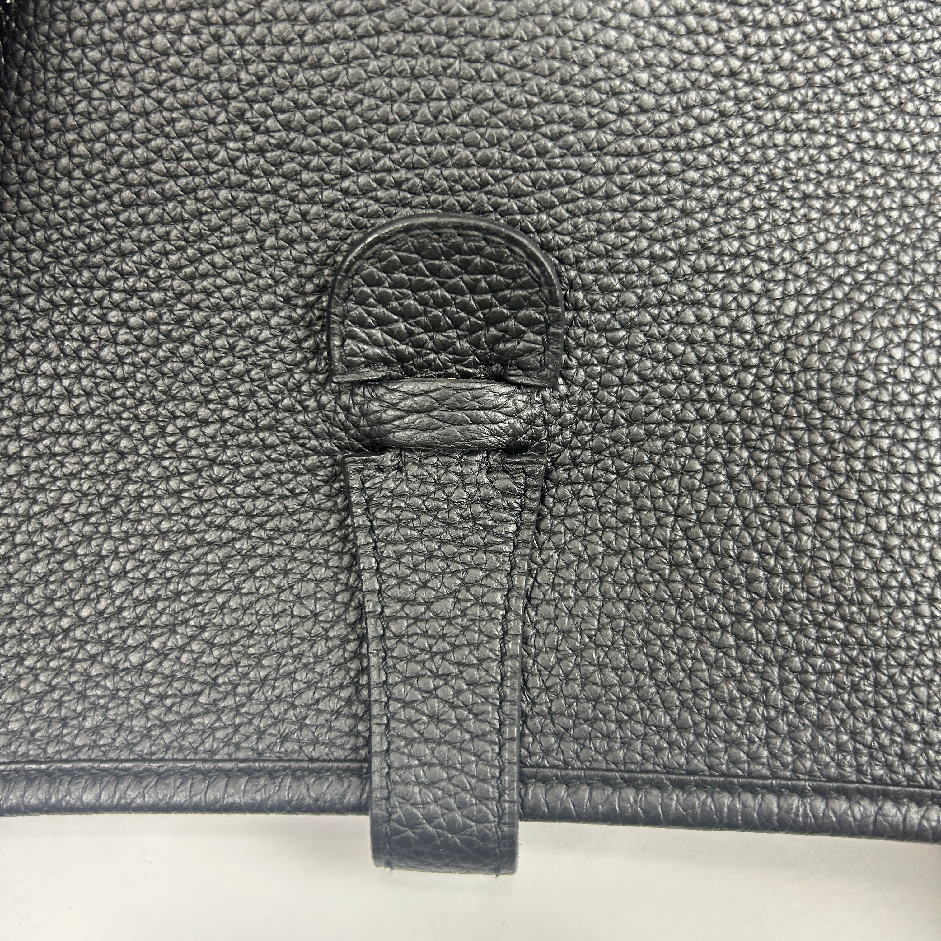 Hermes Evelyne GM 33 Black Clemence Leather Cross Body Bag