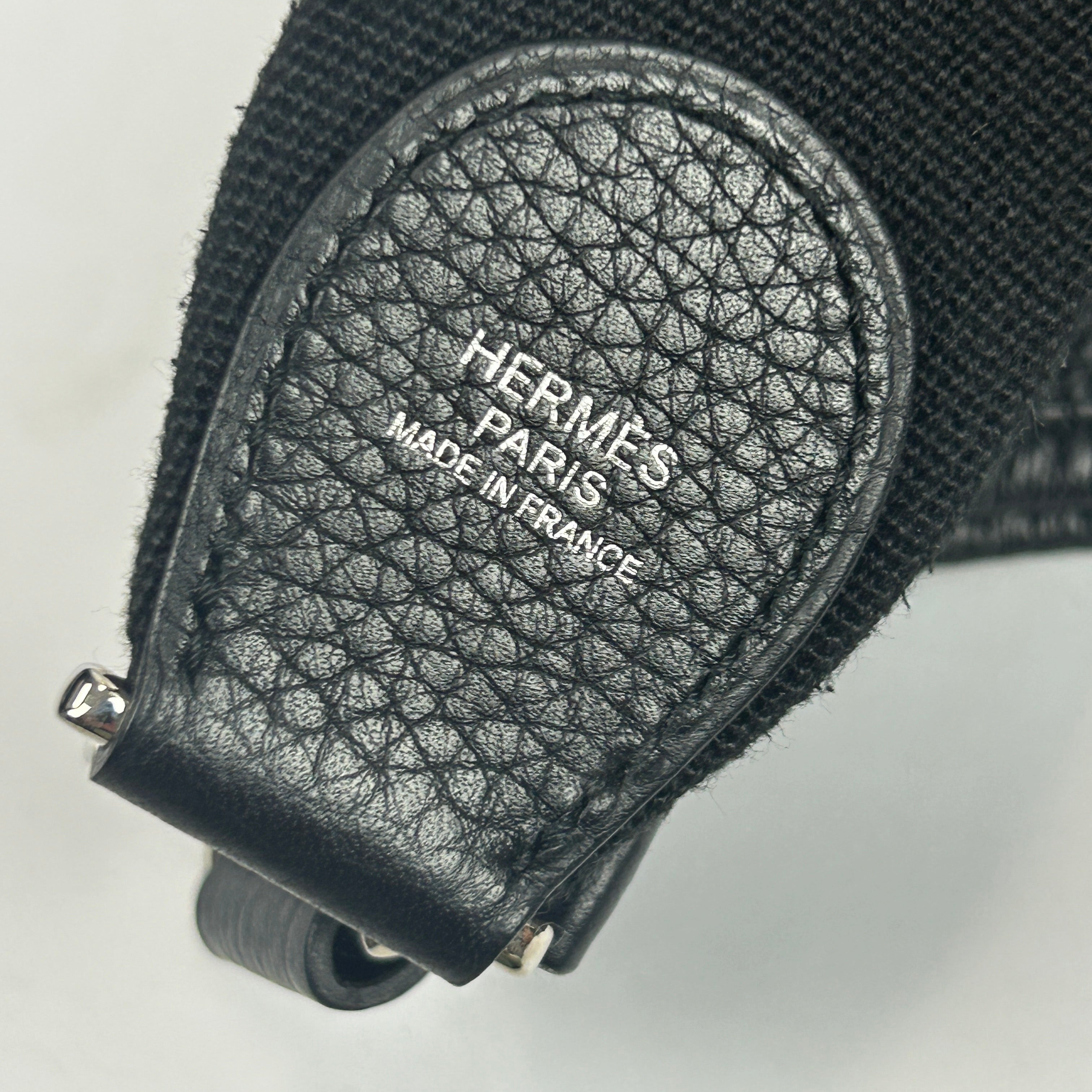Hermes Evelyne GM 33 Black Clemence Leather Cross Body Bag