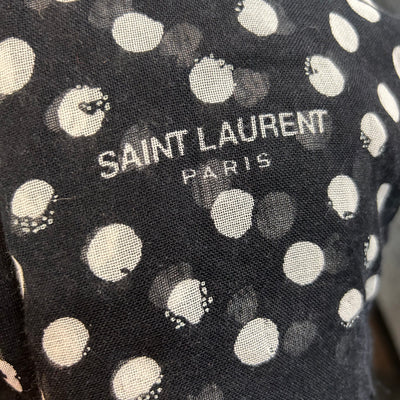 Saint Laurent £460 Superfine Cashmere & Silk Dotty Scarf