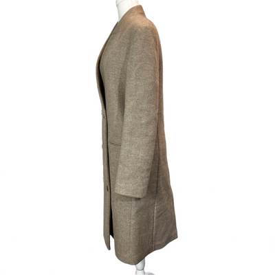 Martin Margiela Oatmeal Pure Cashmere Overcoat L