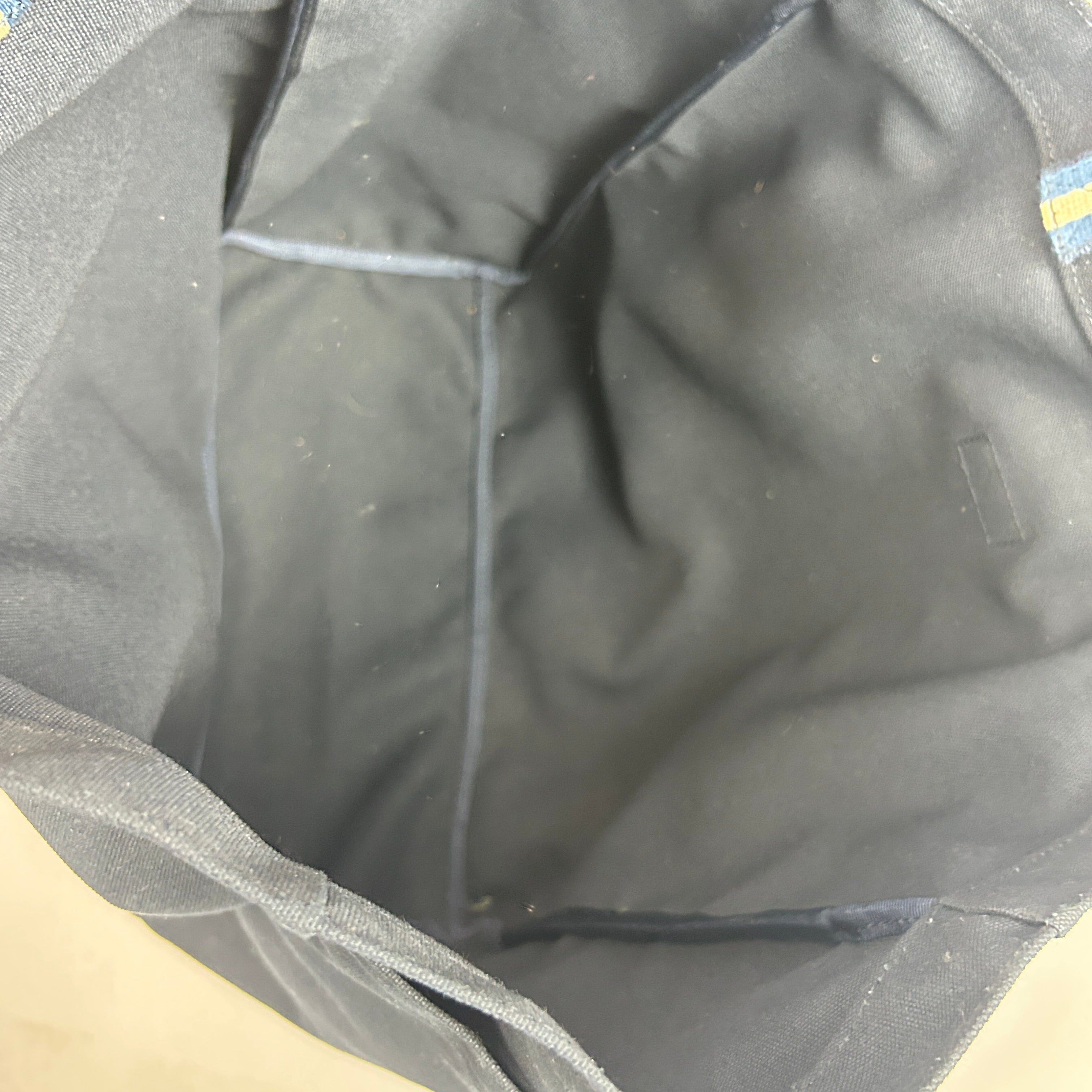 Anya Hindmarch £195 Navy Recycled Canvas Carry-On Tote Bag