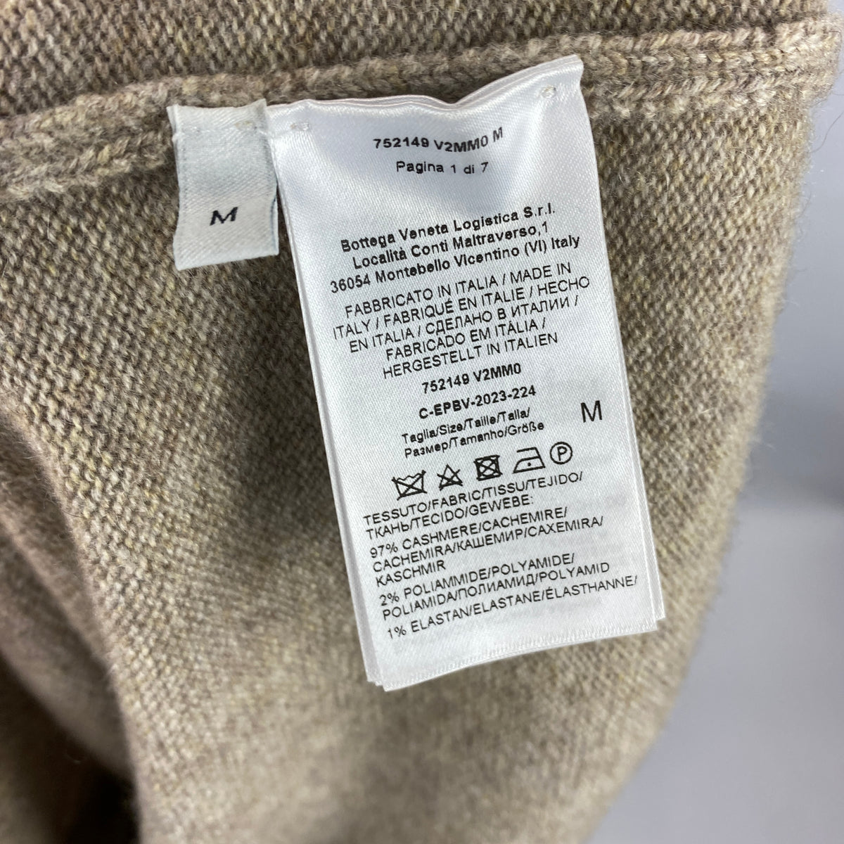 Bottega Veneta £1576 Oatmeal Cashmere Sweater M