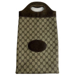 Gucci Vintage Brown Monogram Canvas Narrow Shopper Bag