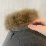 Brunello Cucinelli £3400 Grey Wool & Cashmere Coat S